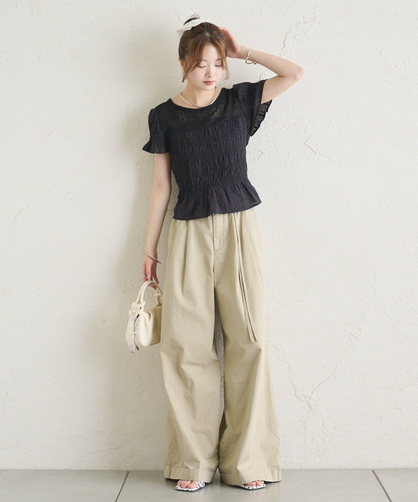 26AW 提花泡泡紗襯衫