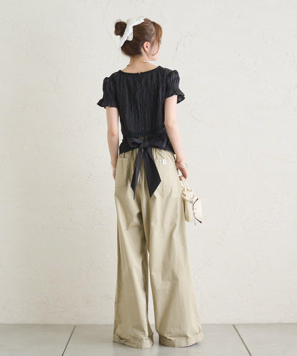 26AW 提花泡泡紗襯衫