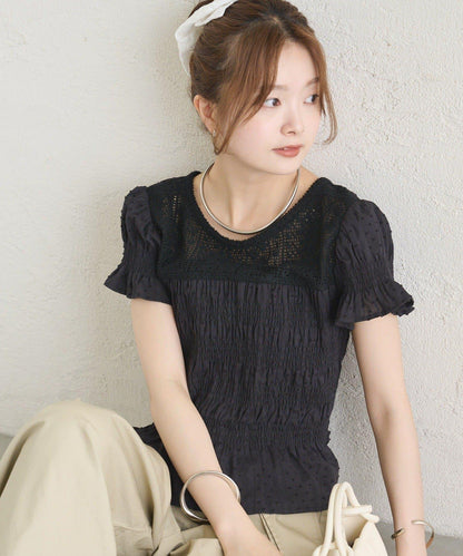 26AW 提花泡泡紗襯衫