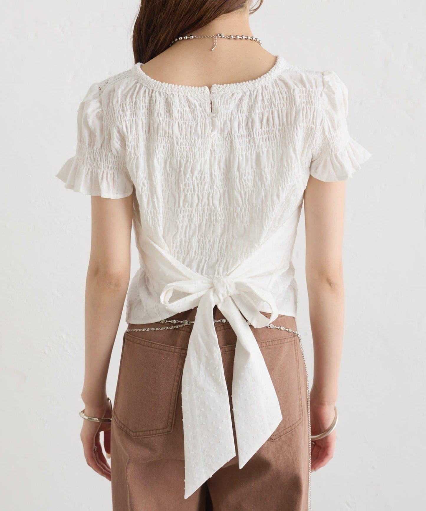 26AW 提花泡泡紗襯衫