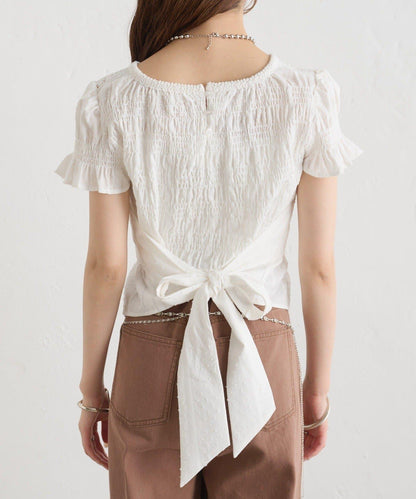 26AW 提花泡泡紗襯衫