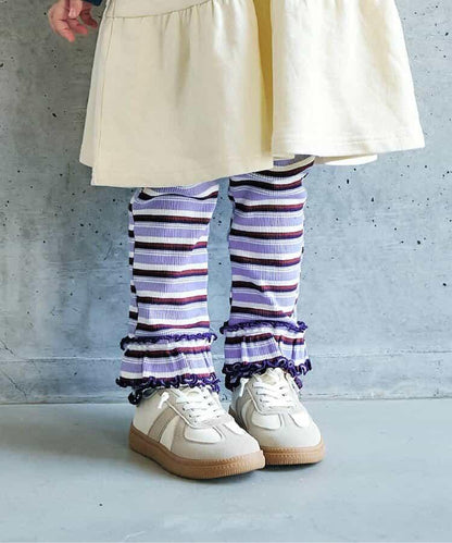 Look at Me!Pants 荷葉邊羅紋打底褲