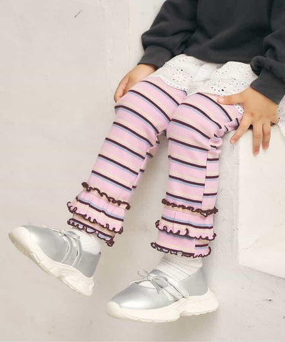 Look at Me!Pants 荷葉邊羅紋打底褲