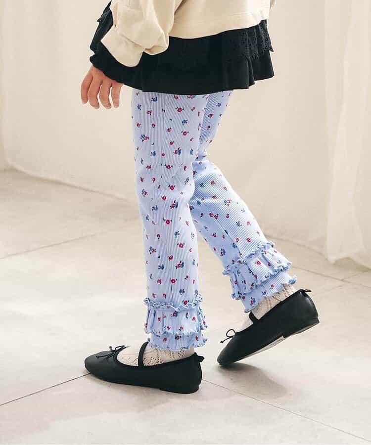 Look at Me!Pants 荷葉邊羅紋打底褲