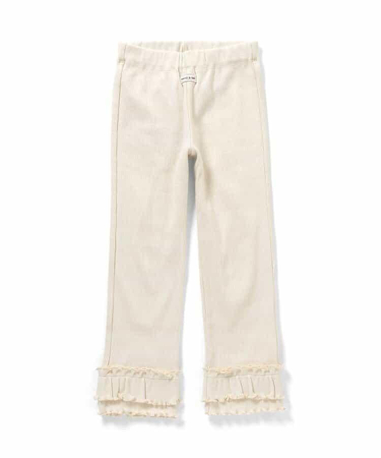 Look at Me!Pants 荷葉邊羅紋打底褲
