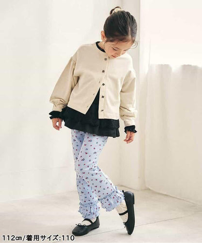 Look at Me!Pants 荷葉邊羅紋打底褲