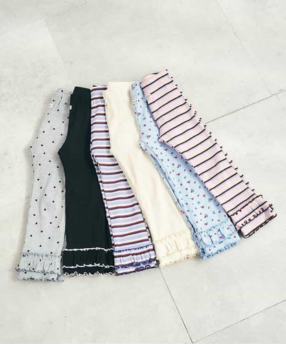 Look at Me!Pants 荷葉邊羅紋打底褲