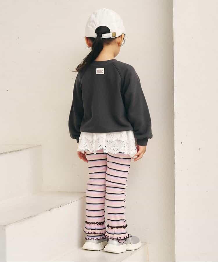 Look at Me!Pants 荷葉邊羅紋打底褲
