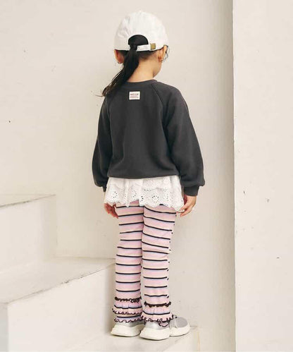 Look at Me!Pants 荷葉邊羅紋打底褲