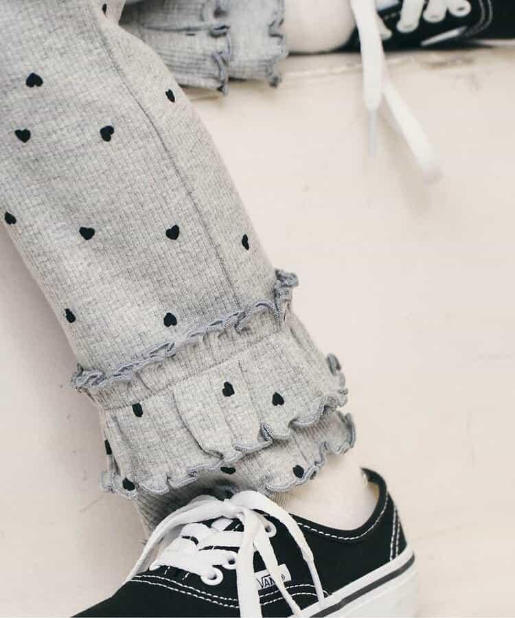 Look at Me!Pants 荷葉邊羅紋打底褲