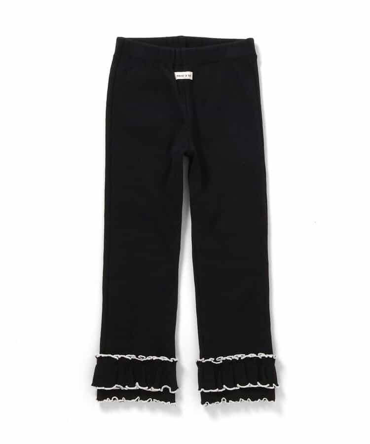 Look at Me!Pants 荷葉邊羅紋打底褲