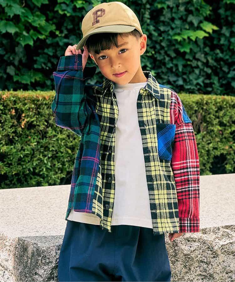 重構格紋襯衫