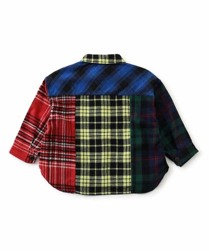 重構格紋襯衫