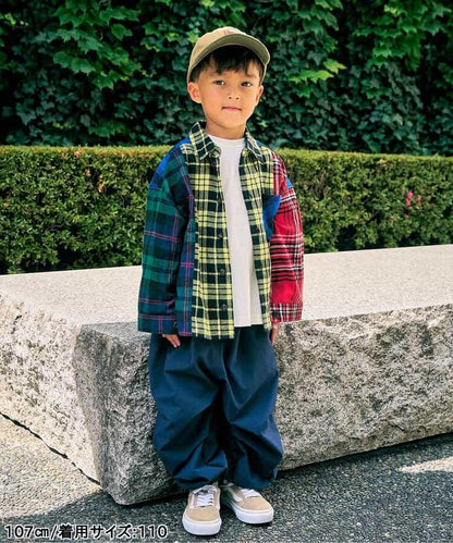 重構格紋襯衫
