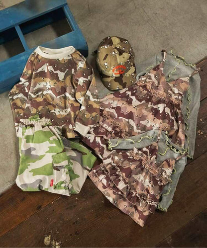 Camo・Leopa 2P連體衣
