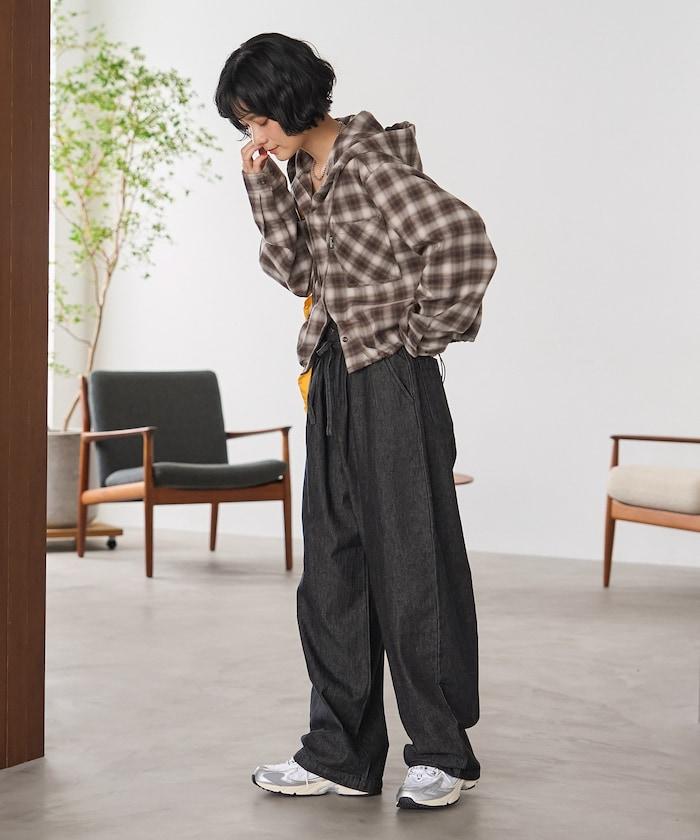 繫帶休閒褲