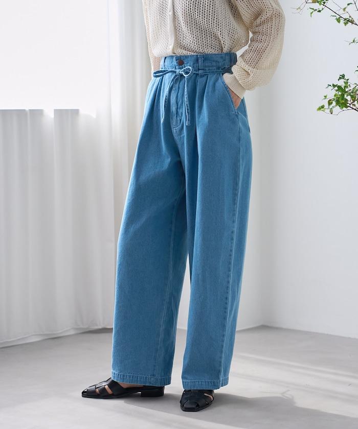 繫帶休閒褲