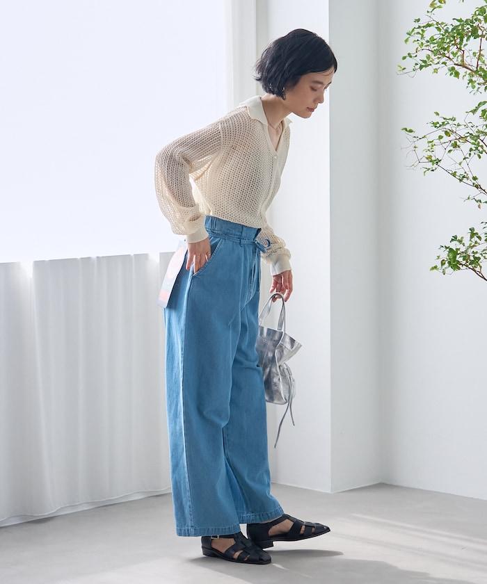 繫帶休閒褲