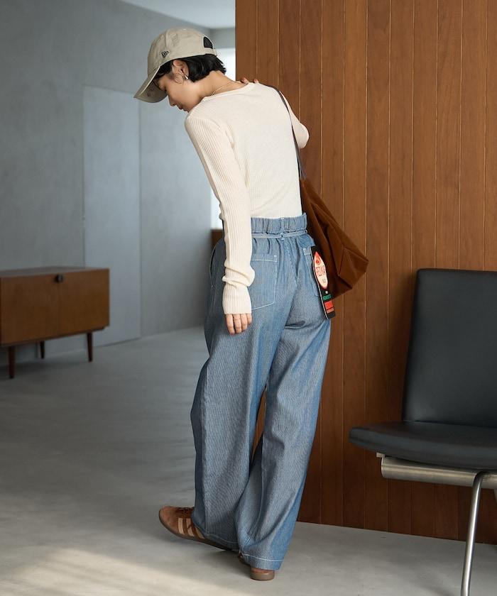 繫帶休閒褲