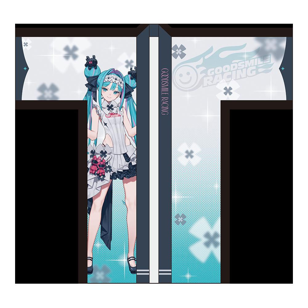 初音ミク（初音未來） GTプロジェクト_レーシングミク 2026 咖啡Ver. 長款滿版印花法被