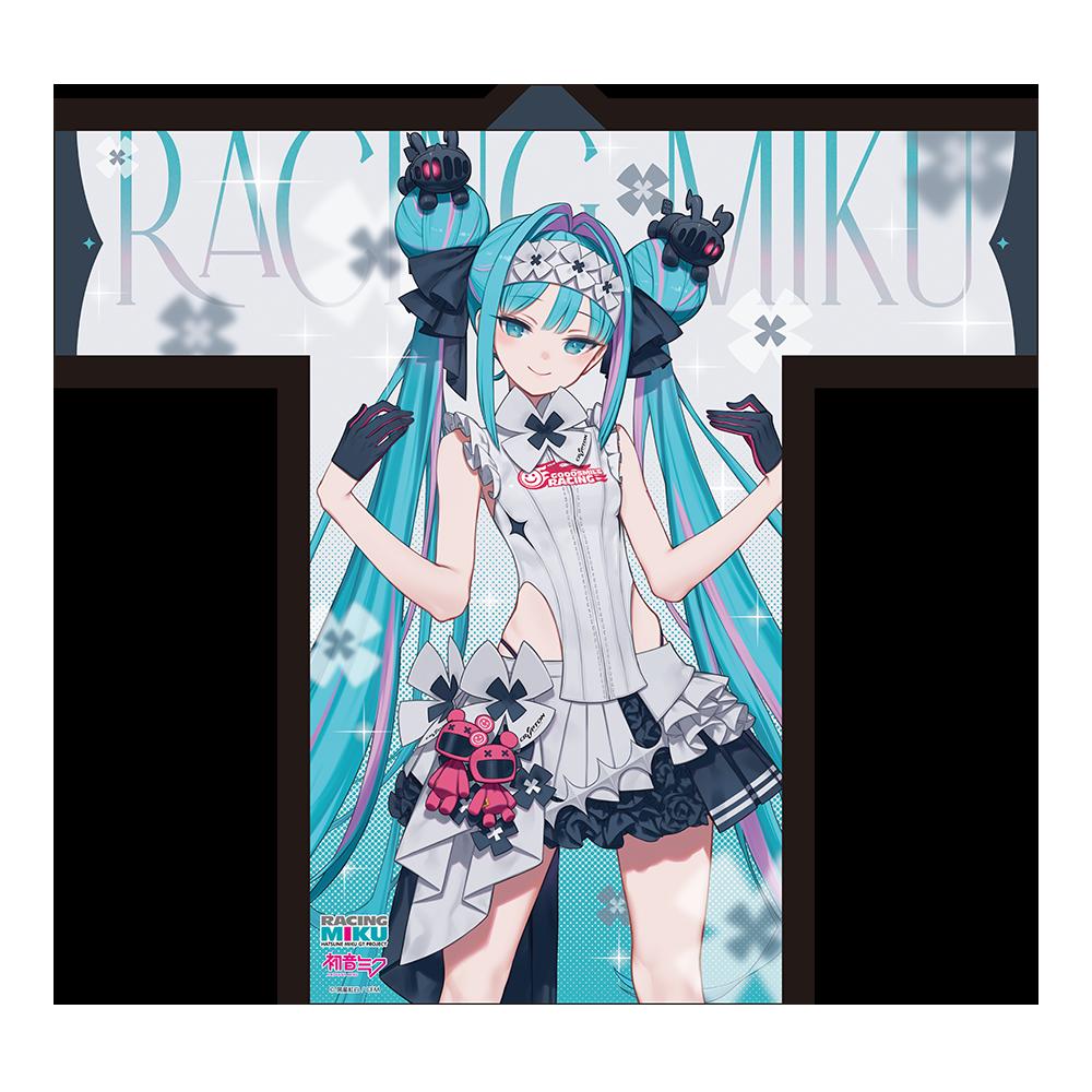 初音ミク（初音未來） GTプロジェクト_レーシングミク 2026 咖啡Ver. 長款滿版印花法被