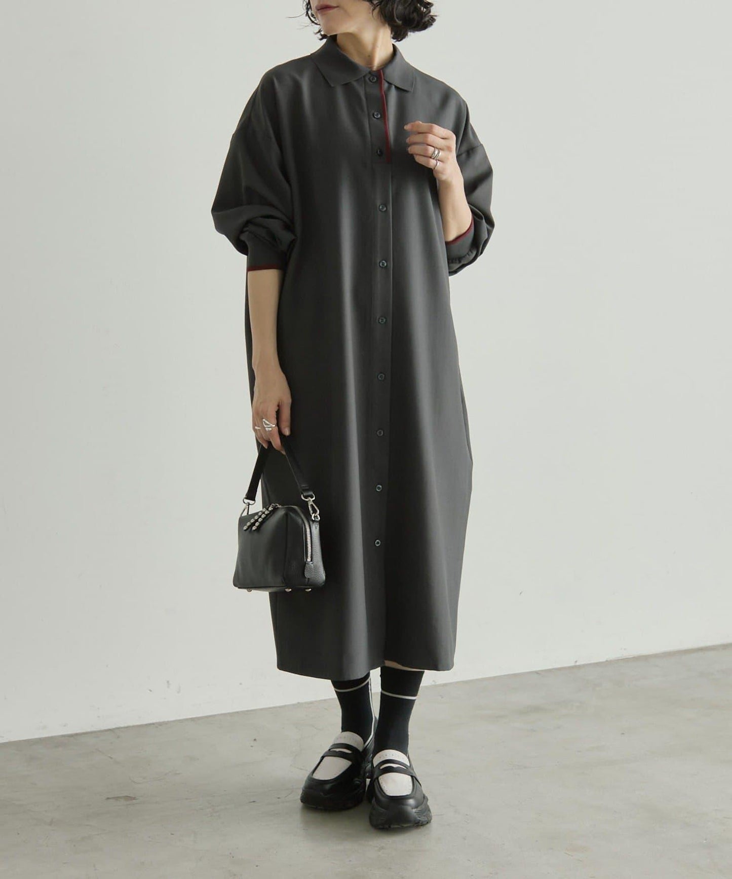 SUM1 STYLE 翻領連衣裙
