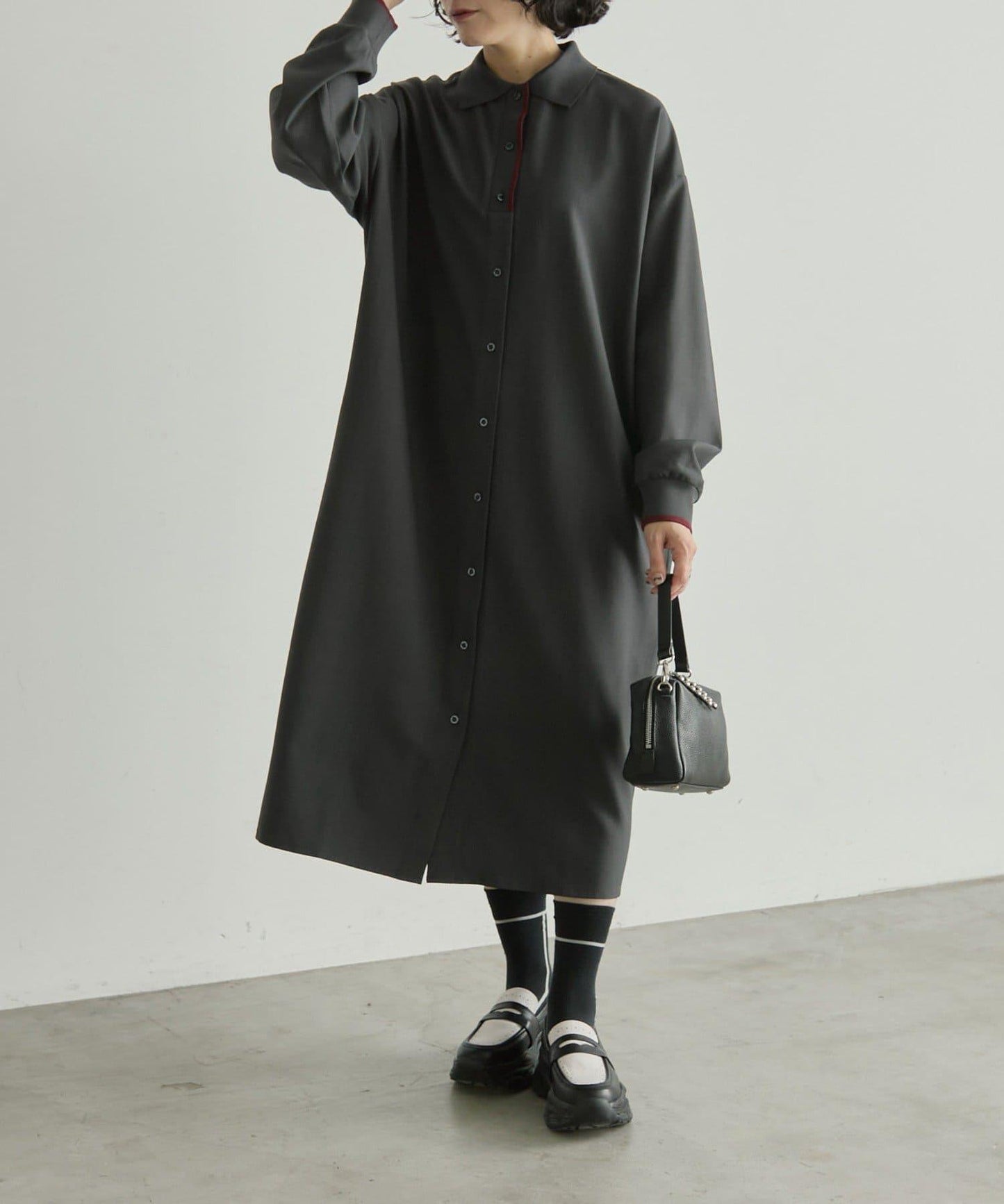 SUM1 STYLE 翻領連衣裙