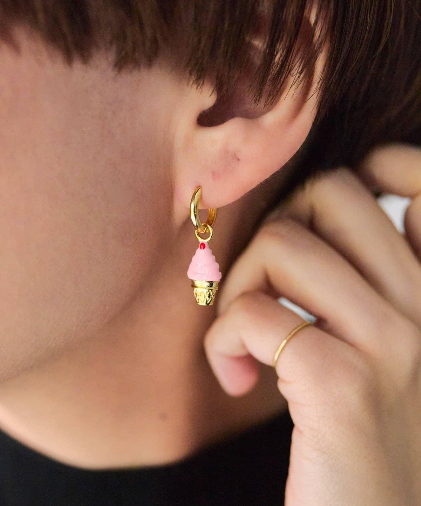 【ear PAPILLONNER】圈形耳環