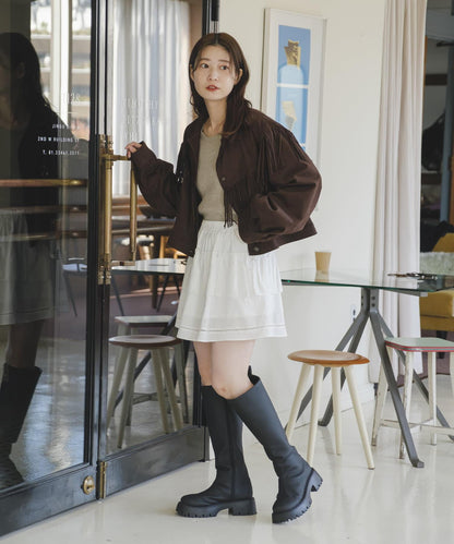Kastane 麂皮流蘇夾克