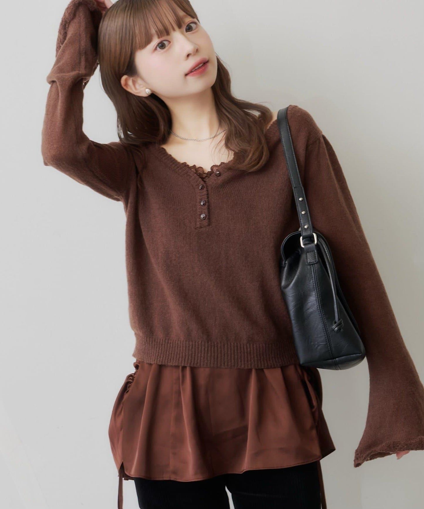 SOLASE KNIT&CAMI SET