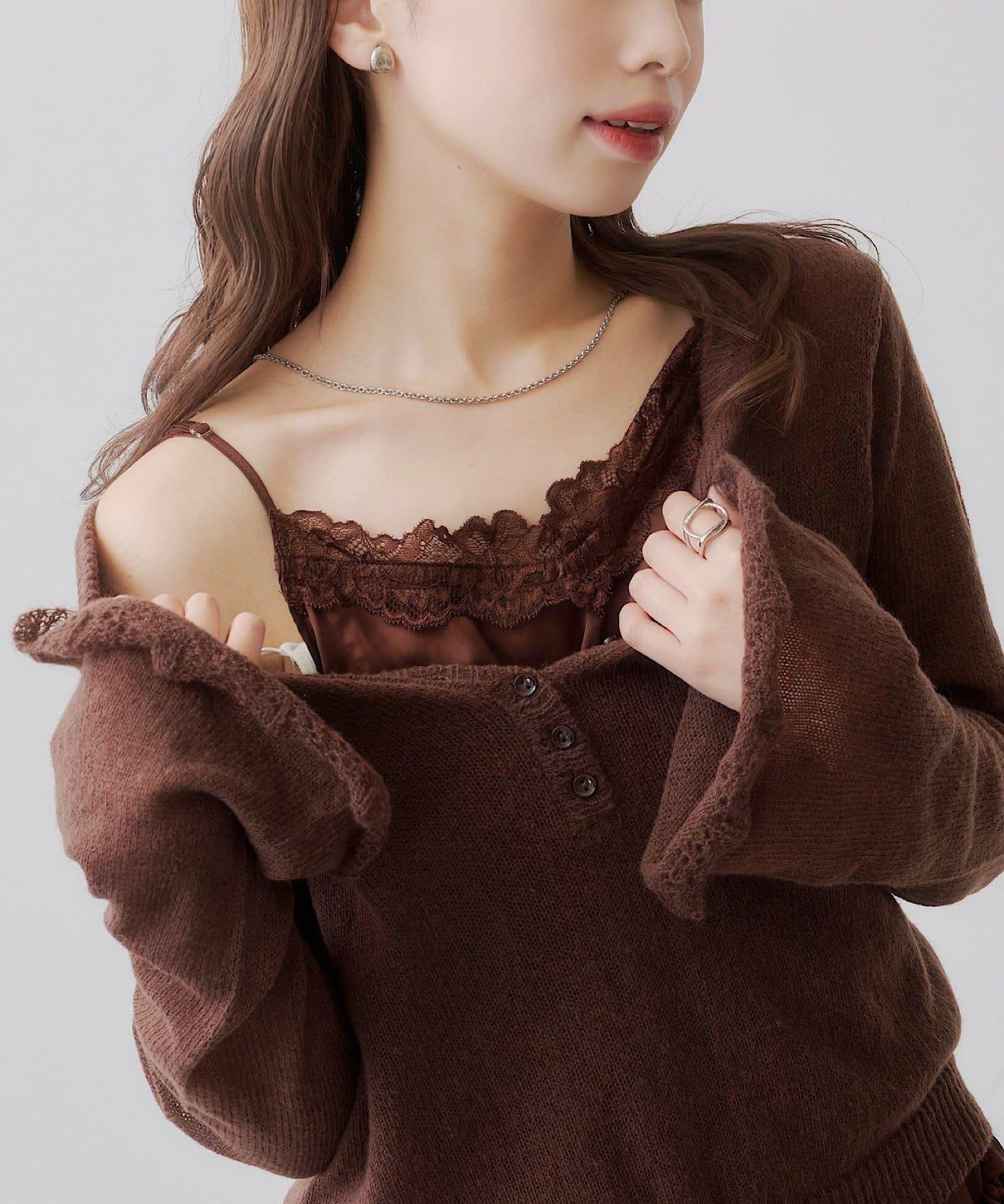 SOLASE KNIT&CAMI SET