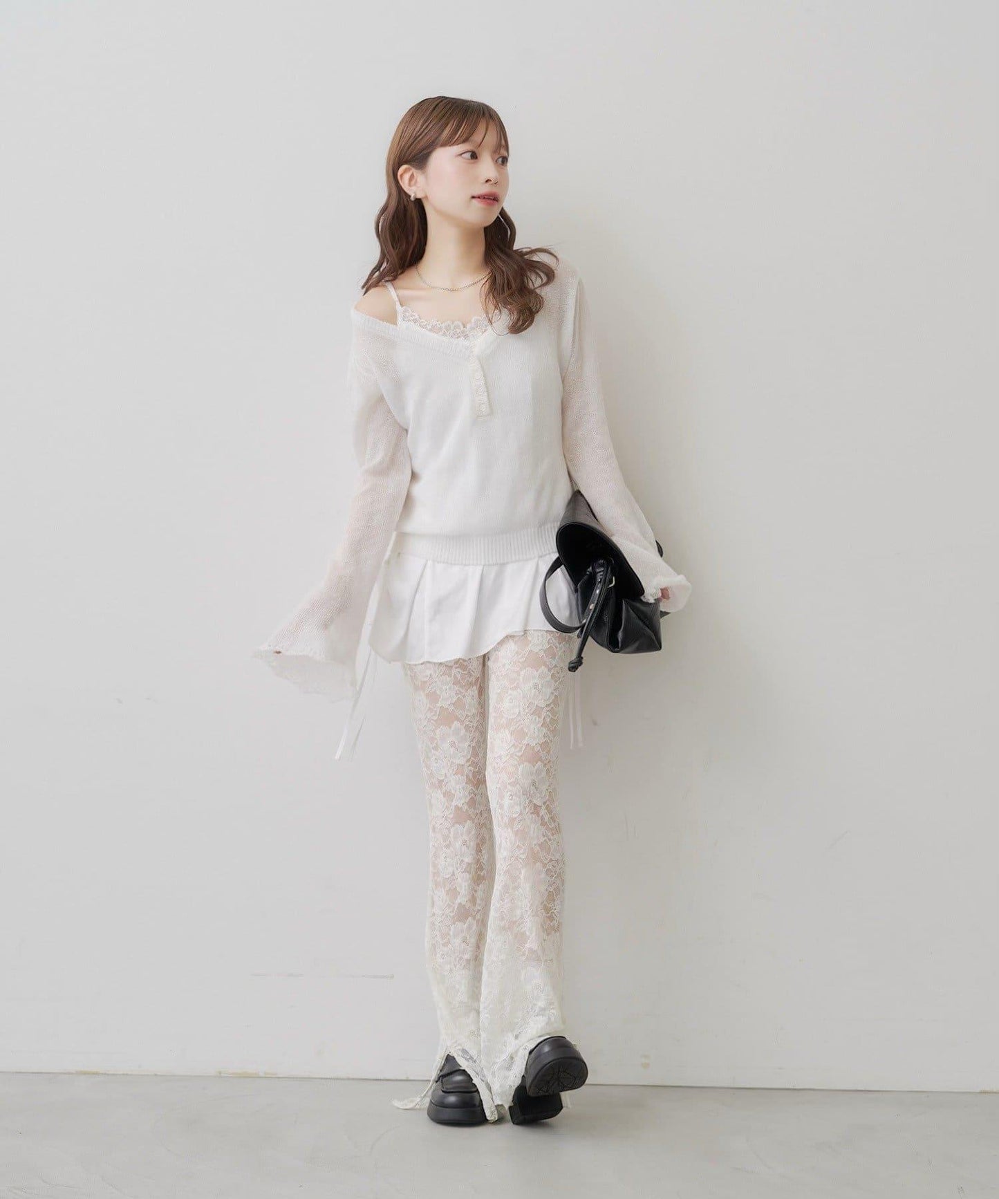SOLASE KNIT&CAMI SET