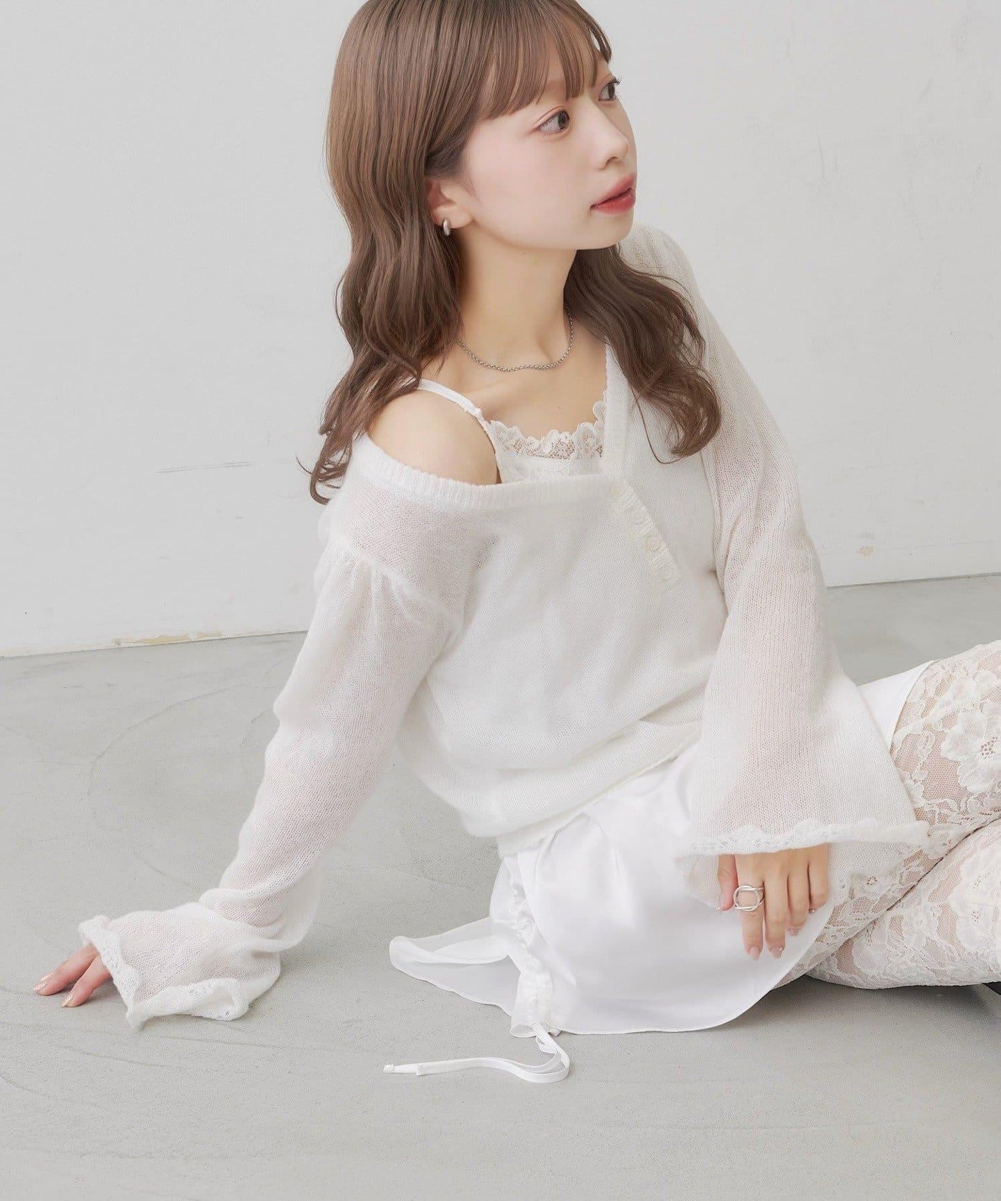 SOLASE KNIT&CAMI SET