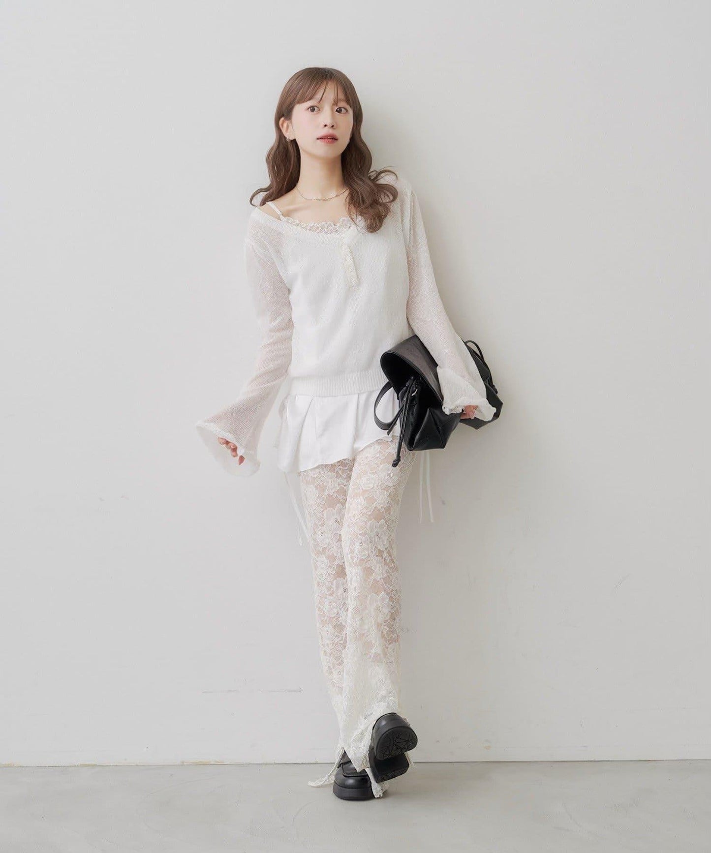 SOLASE KNIT&CAMI SET