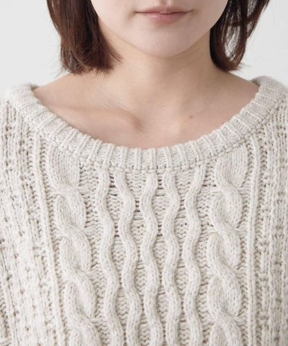 【mline】大版型絞花針織衫
