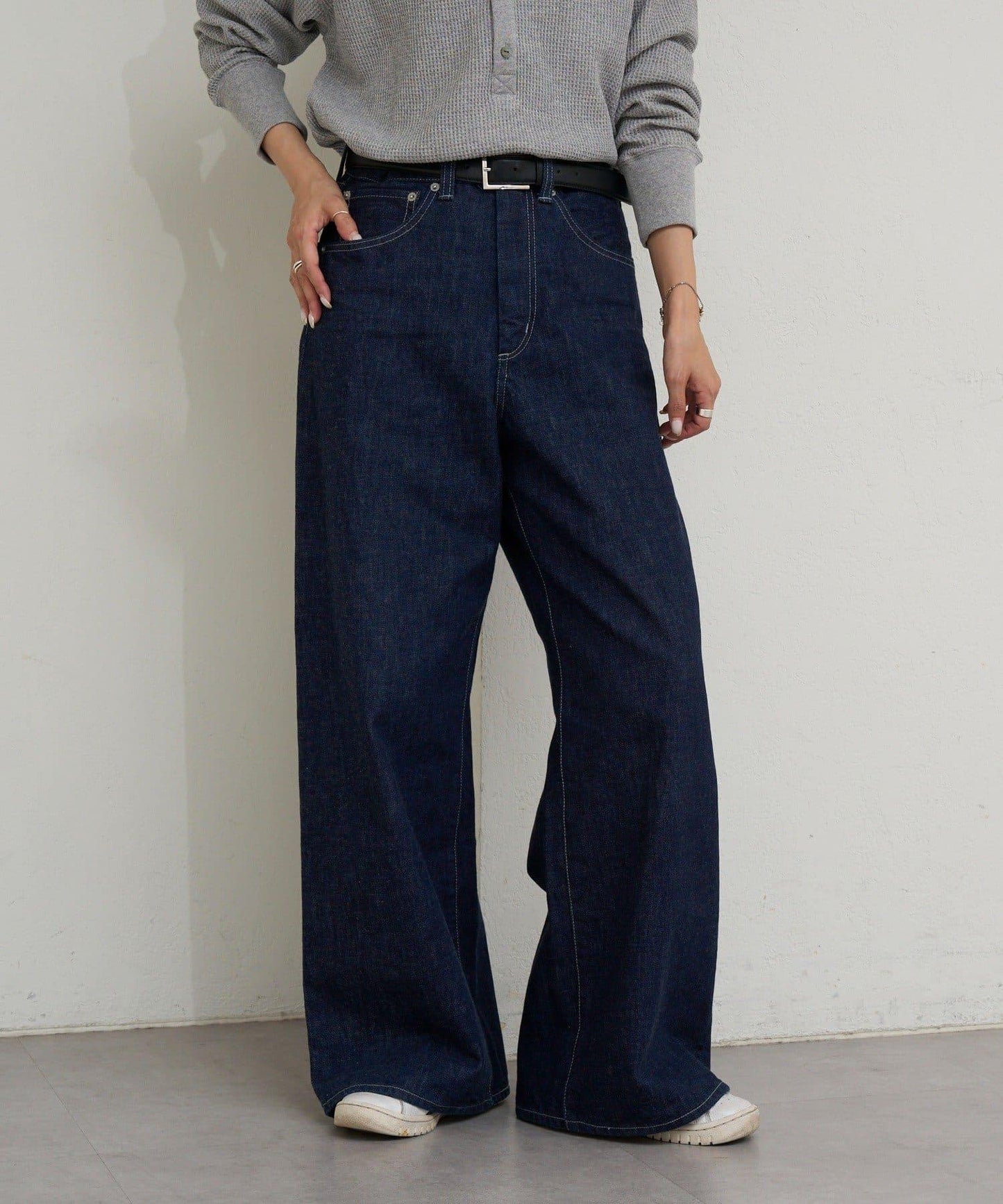 闊腿工裝褲
