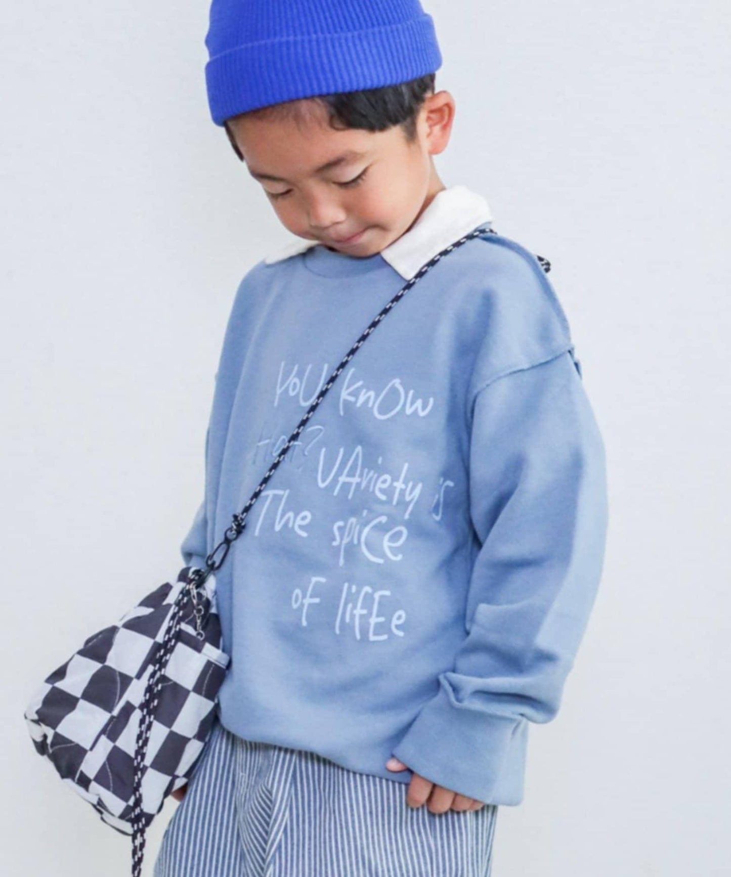 【CIAOPANIC TYPY】【KIDS】刺繡Logo寬鬆衛衣