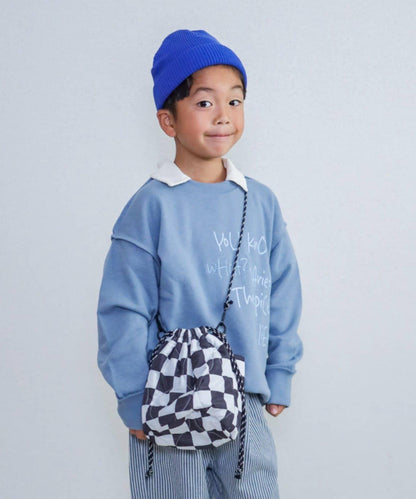 【CIAOPANIC TYPY】【KIDS】刺繡Logo寬鬆衛衣
