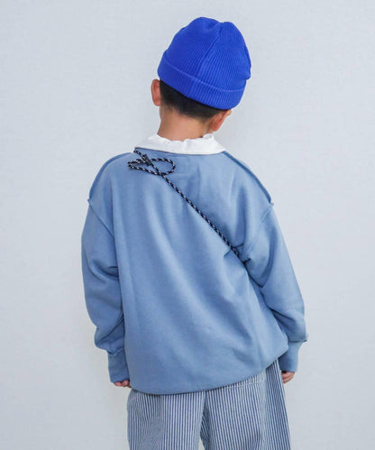 【CIAOPANIC TYPY】【KIDS】刺繡Logo寬鬆衛衣