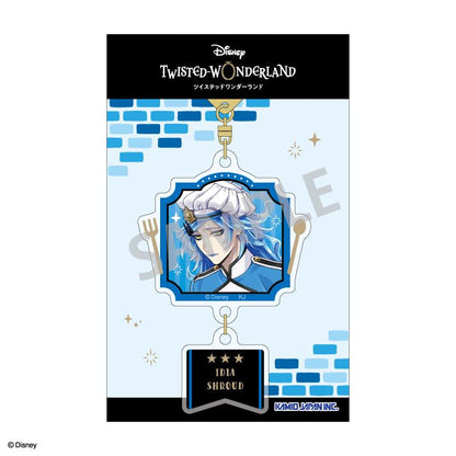 ディズニー ツイステッドワンダーランド_ダブルパーツアクリルキーホルダー　イデア・シュラウド／マスターシェフver.
