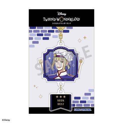 ディズニー ツイステッドワンダーランド_ダブルパーツアクリルキーホルダー　ルーク・ハント／マスターシェフver.