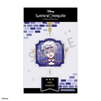 ディズニー ツイステッドワンダーランド_ダブルパーツアクリルキーホルダー　エペル・フェルミエ／マスターシェフver.