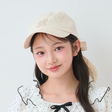 防曬遮熱冷感 後蝴蝶結棒球帽