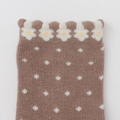 GIRLS動物刺繡短襪2雙裝