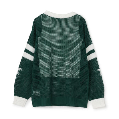 LTXC 可機洗 吸水速幹內襯網眼針織衫