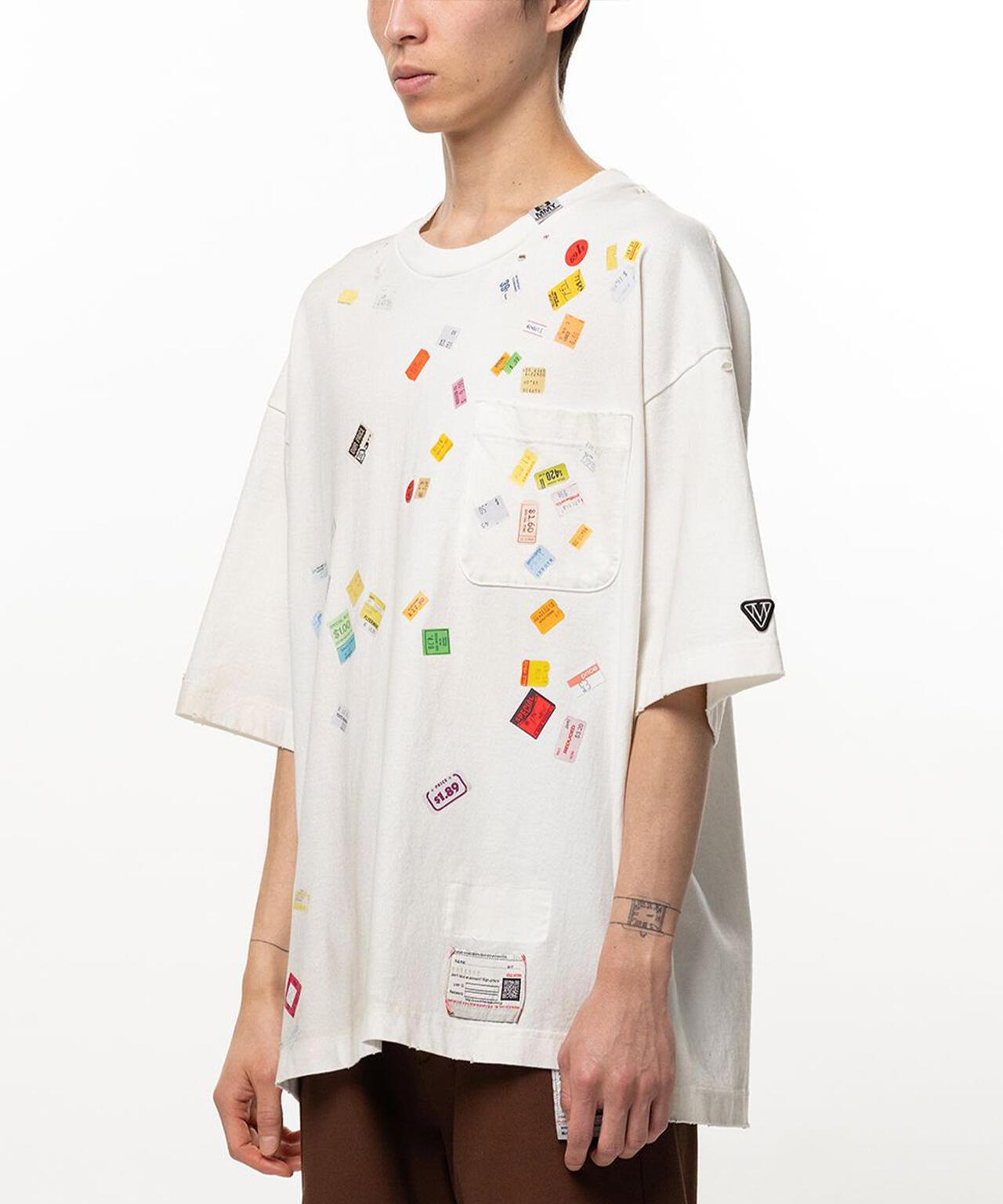 Maison MIHARAYASUHIRO/メゾン ミハラヤスヒロ/PRICE STICKER TEE