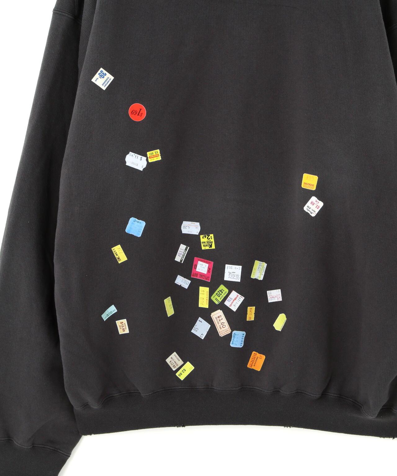 Maison MIHARAYASUHIRO/メゾン ミハラヤスヒロ/PRICE STICKER SWEAT HOODIE