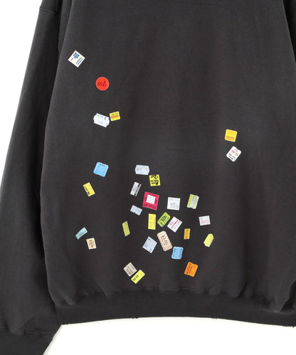 Maison MIHARAYASUHIRO/メゾン ミハラヤスヒロ/PRICE STICKER SWEAT HOODIE