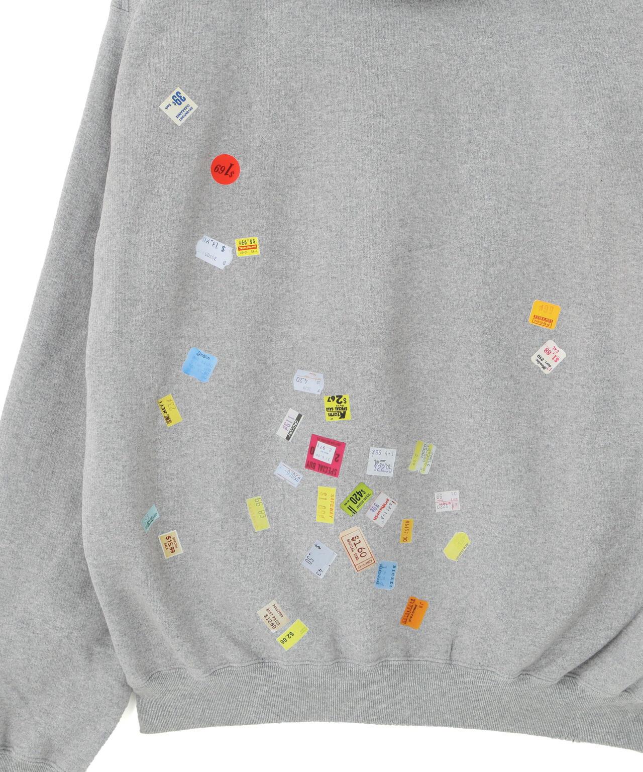 Maison MIHARAYASUHIRO/メゾン ミハラヤスヒロ/PRICE STICKER SWEAT HOODIE