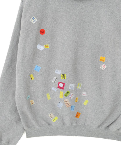 Maison MIHARAYASUHIRO/メゾン ミハラヤスヒロ/PRICE STICKER SWEAT HOODIE